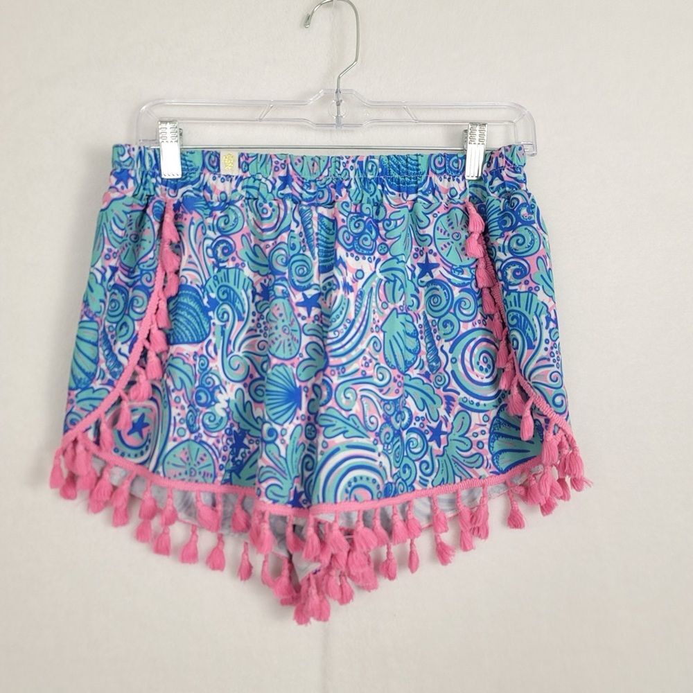 Simply Southern Collection Colorful Paisley Shorts with Tassels Size S/M